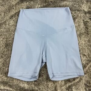 Aerie Offline High-Rise Bike Shorts 5" Women's Medium Blue